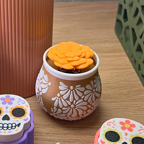 Talavera Cempasúchil Fidget Clicker