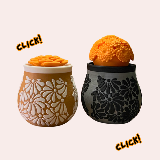 Talavera Cempasúchil Fidget Clicker
