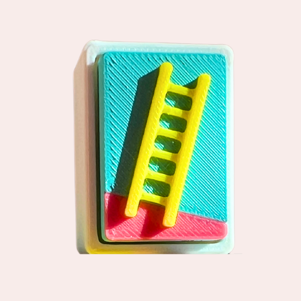 Lotería Card Fidget Clicker Keychain