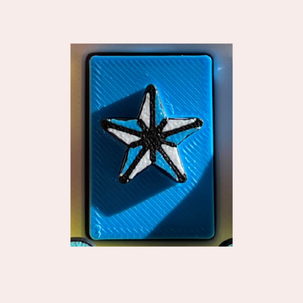 Lotería Card Fidget Clicker Keychain