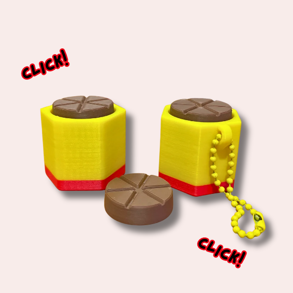 Mexican Food Fidget Clicker Keychains